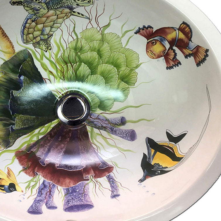 Tropical Reef Coastal Sink - Nautical Luxuries