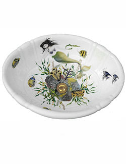 Undersea Mermaid Hand-Painted Sink - Nautical Luxuries