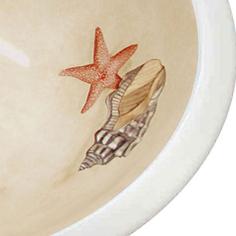 Sanibel Shells Coastal Sink - Nautical Luxuries