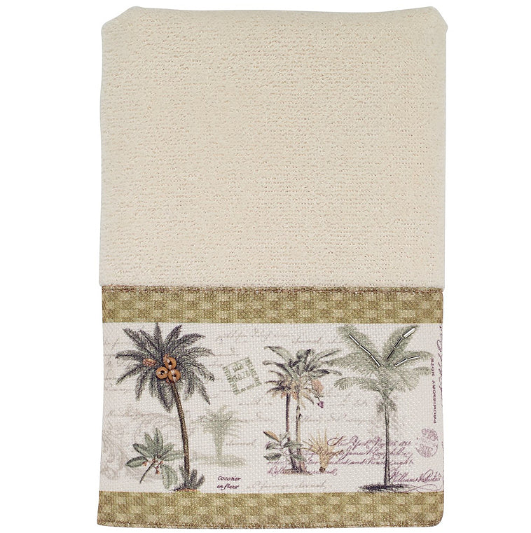 Royal Palm Velour Towel Set - Nautical Luxuries