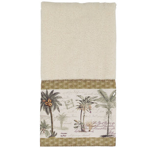 Royal Palm Velour Towel Set - Nautical Luxuries