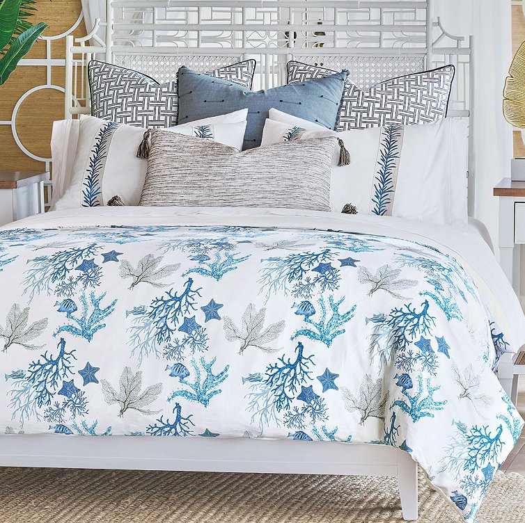 Blue Ocean Coastal Bedding Collection - Nautical Luxuries