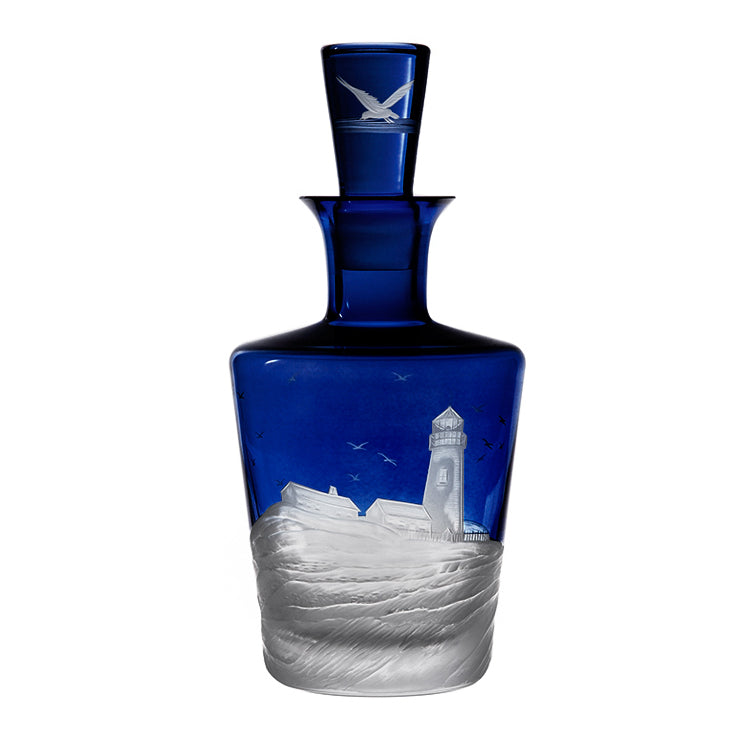 Golden Age of Yachting Hand-Engraved Bohemian Crystal - Nautical Luxuries