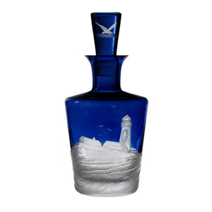 Golden Age of Yachting Hand-Engraved Bohemian Crystal - Nautical Luxuries