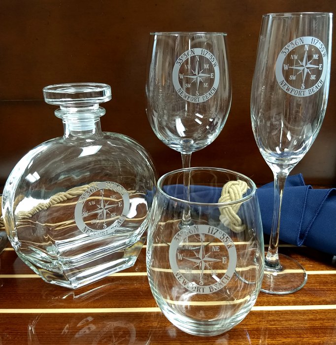 Custom Location Barware Collection - Nautical Luxuries