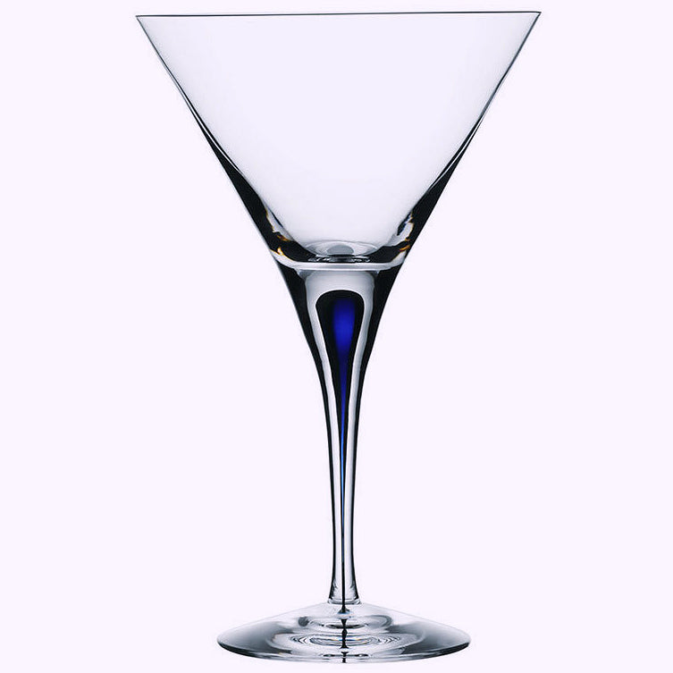 Orrefor's Intermezzo Blue Crystal Glassware - Nautical Luxuries