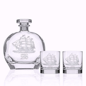 250th Anniversary Tall Ship Decanter Set