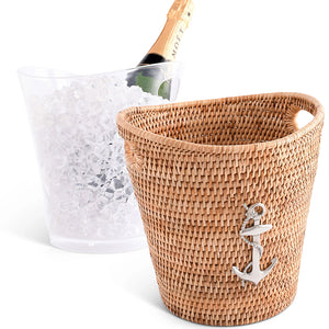 Windjammer Wicker Collection Wine/Champagne Ice Bucket - Nautical Luxuries