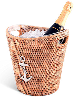 Windjammer Wicker Collection Wine/Champagne Ice Bucket - Nautical Luxuries