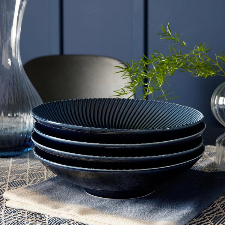 Indigo Ocean Porcelain Dinnerware Set - Nautical Luxuries