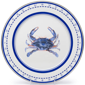 Blue Crab Porcelain Enamelware Dinnerware