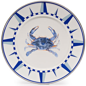 Blue Crab Porcelain Enamelware Dinnerware