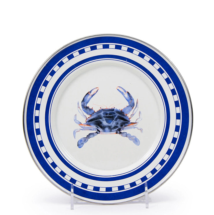 Blue Crab Porcelain Enamelware Dinnerware