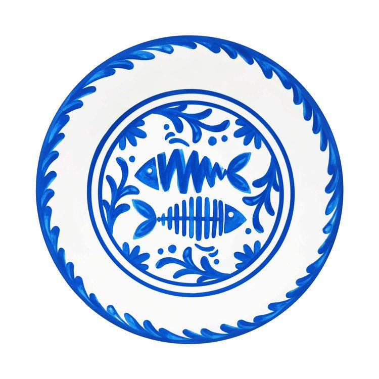 Villa Pesce Melamine Dinnerware Set - Nautical Luxuries