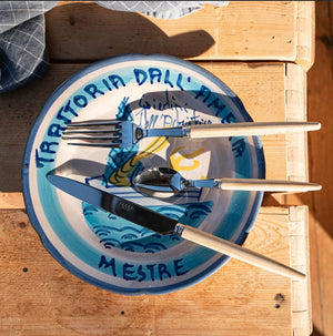 Punta Retro Beach Collection 20-Pc. Flatware Set - Nautical Luxuries