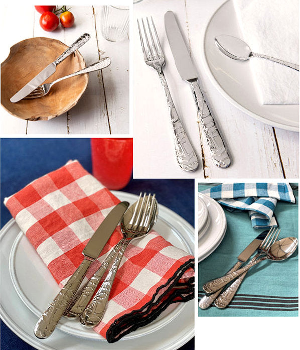 Drop Anchor Beach Collection 20-Pc. Flatware Set