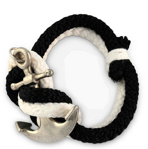 Rope Twist Anchor Napkin Ring Set - Nautical Luxuries