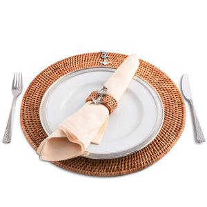 Windjammer Wicker Collection Placemat Set - Nautical Luxuries