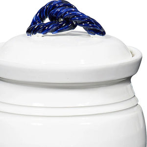 Italian Ceramic Nautical Canister Set