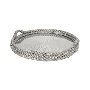 Maritimo Collection Round Nautical Serving Tray - Nautical Luxuries