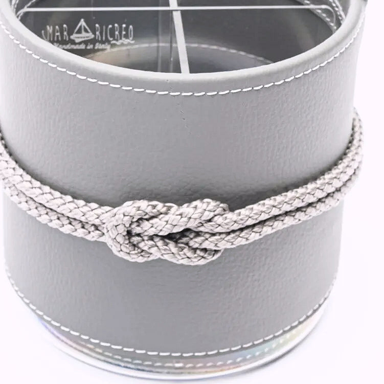 Euro Yachting Faux Leather Flatware Caddy - Nautical Luxuries