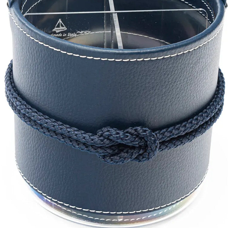 Euro Yachting Faux Leather Flatware Caddy - Nautical Luxuries