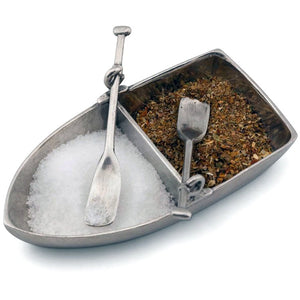 Miniature Rowboat Condiment/Spice Server