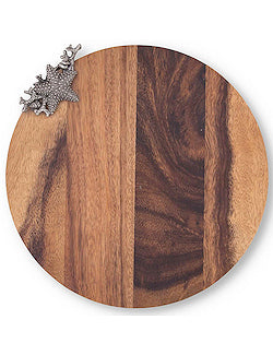 Reef Starfish Acacia Wood Cheese Board