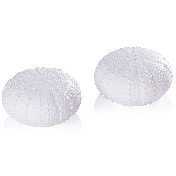 Bone China White Urchin Salt & Pepper Set - Nautical Luxuries