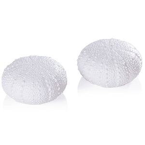 Bone China White Urchin Salt & Pepper Set - Nautical Luxuries