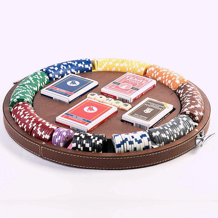 Euro Yachting Captain's Poker Games Set - Nautical Luxuries