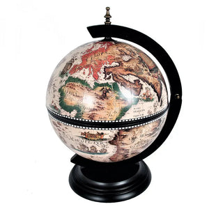 Old World Globe Tabletop Chess Set