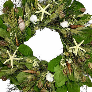 Nantucket Star Preserved Coastal Wreath - Nautical Luxuries