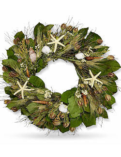 Nantucket Star Preserved Coastal Wreath - Nautical Luxuries