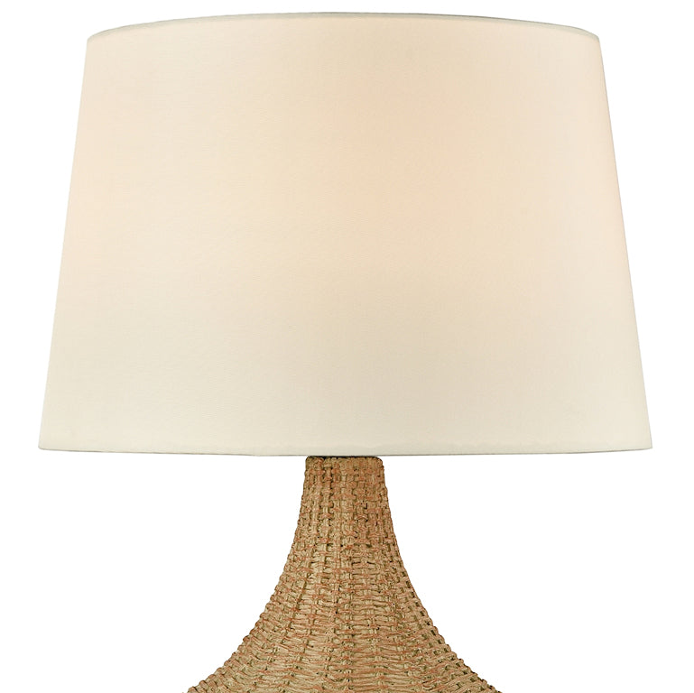 Woven Rattan Outdoor Table Lamp - Nautical Luxuries