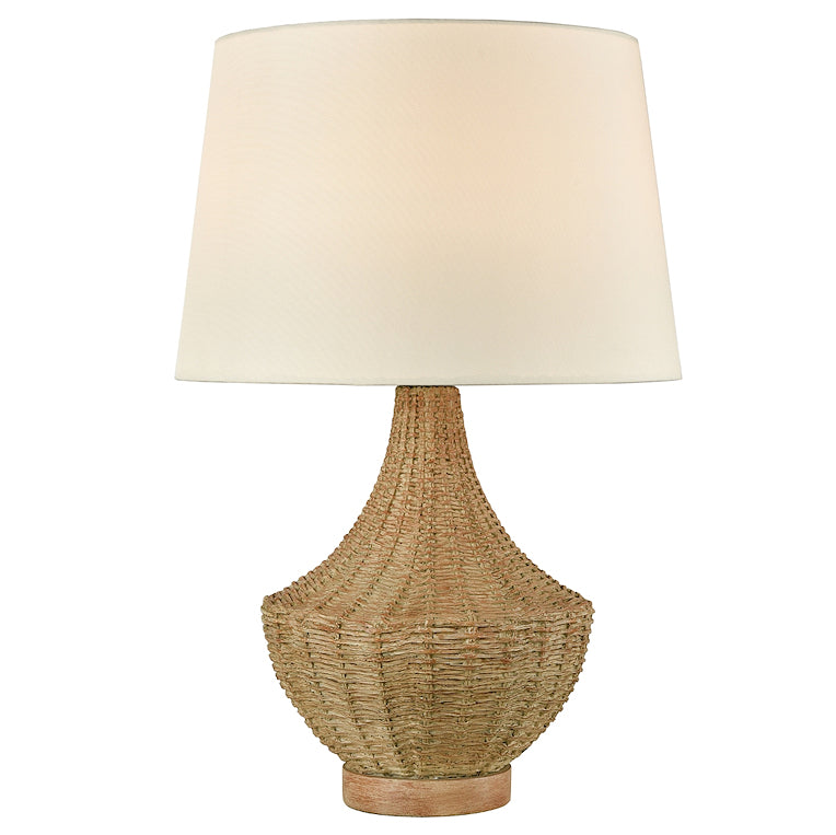 Woven Rattan Outdoor Table Lamp - Nautical Luxuries