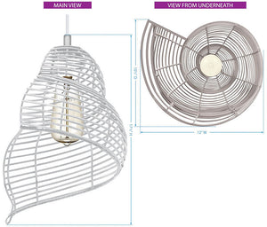 Coastal Breeze Sculptural Pendant Light - Nautical Luxuries