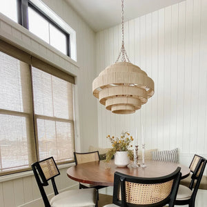 Abaca Fiber Waterfall Pendants - Nautical Luxuries