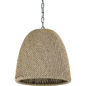 Indoor/Outdoor Wicker Weave Pendants