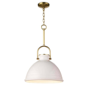 Bristol White Ceramic Pendant Lights - Nautical Luxuries