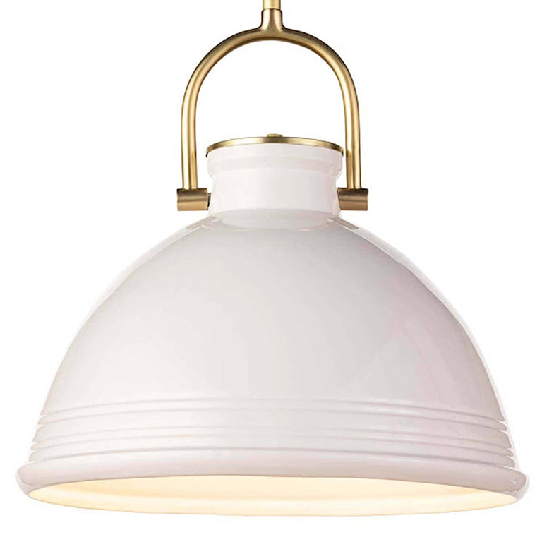 Bristol White Ceramic Pendant Lights - Nautical Luxuries
