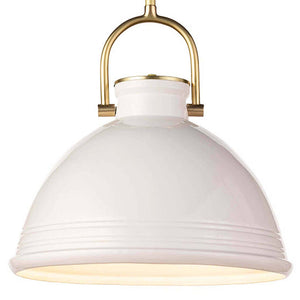 Bristol White Ceramic Pendant Lights - Nautical Luxuries