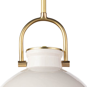Bristol White Ceramic Pendant Lights - Nautical Luxuries