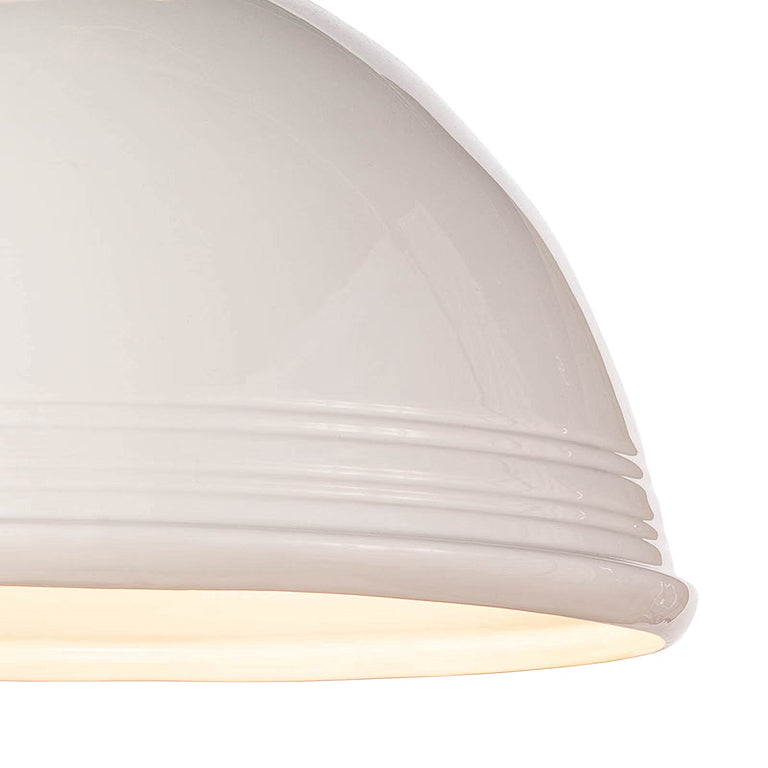 Bristol White Ceramic Pendant Lights - Nautical Luxuries
