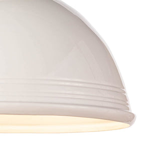 Bristol White Ceramic Pendant Lights - Nautical Luxuries