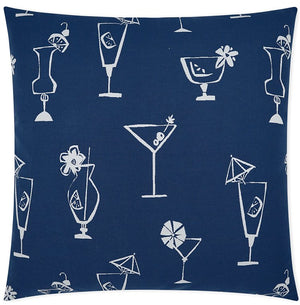 Happy Hour Time Outdoor Pillows - Nautical Luxuries