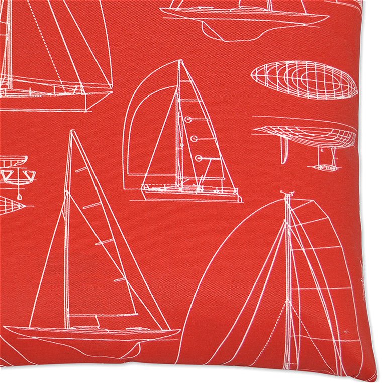 Sail Plan Designs Indoor/Outdoor Accent Pillows - Nautical Luxuries