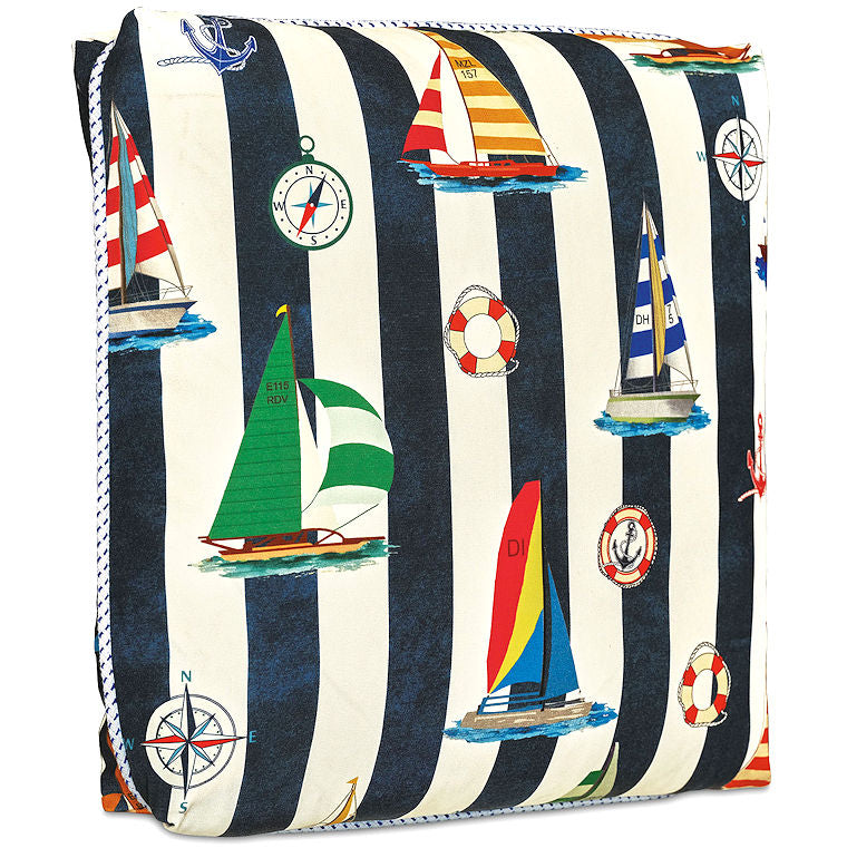 Cabana Nautical Stripes Outdoor Pillows