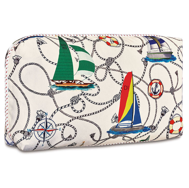 Cabana Nautical Lines Outdoor Pillows - Nautical Luxuries