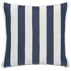 Cabana Quad-Stripe Outdoor Pillows - Nautical Luxuries